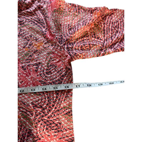 LuLaRoe Julia Women's Multi Pink Pattern Dress - Picture 5 of 7